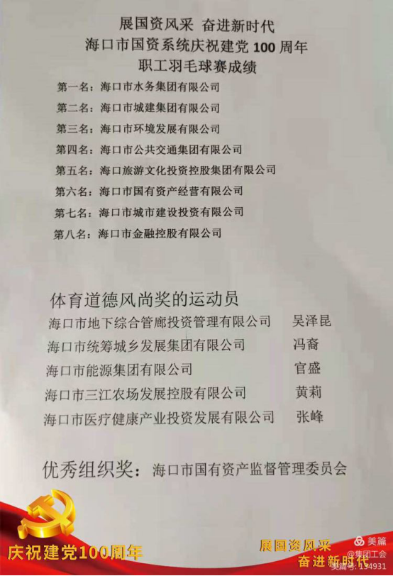 環(huán)發(fā)公司參加市國資系統慶祝建黨100周年羽毛球比賽(圖3)