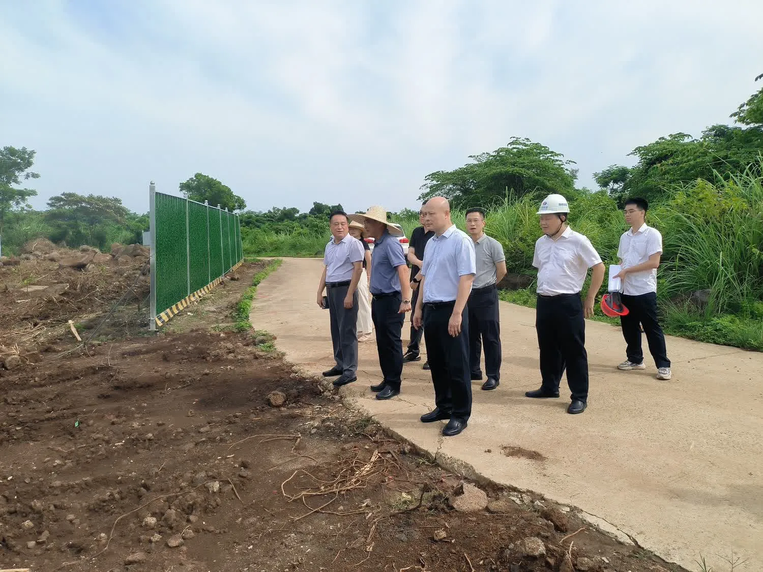 市城投集團調研?？谑薪ㄖD運調配場(chǎng)工程（一期）項目(圖1)